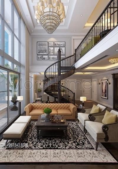  Thiết kế nội thất và thi công nội thất căn hộ chung cư duplex Mandarin Garden - Chị Lan